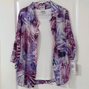 Bonworth blouse with attached tank top.